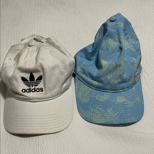 Adidas White and Blue salt life Hat